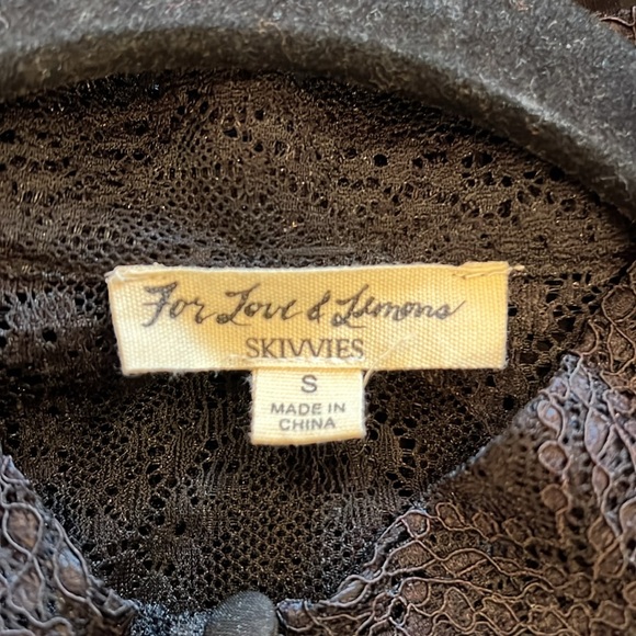 For Love & Lemons Skivvies Eva Lace Bodysuit - Picture 10 of 13